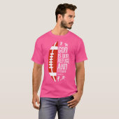 神は私たちの避難強度詩篇461イエスの召使い Tシャツ (正面フル)