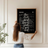 神は私たちの避難所である詩篇46秋ウォールアート ポスター