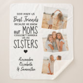 神は私たちを友最高の達友情引用文写真 シェルパブランケット (正面)