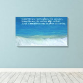 神は私たちを泳がせるキャンバスプリント キャンバスプリント (インサイチュ (ウッドフロア))