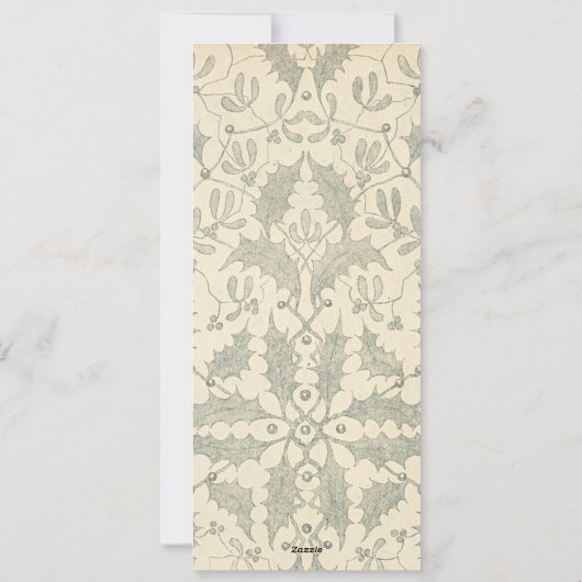 神は私たちを祝福する誰もがディケンクリスマスブックマーク シーズンカード (裏面)