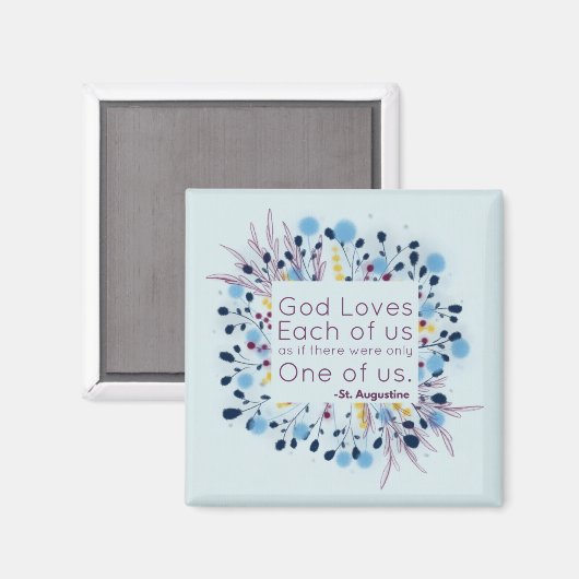 神は私たち一人ひとりを愛し感動的- Magnet マグネット (正面/裏面)