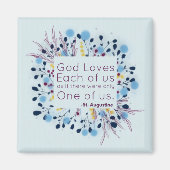 神は私たち一人ひとりを愛し感動的- Magnet マグネット (正面)