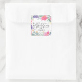 神は私たち与えに恐怖の精神がないのだ スクエアシール (バッグ)