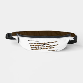 神は私たち与えに恐怖の精神を持たない ファニーパック