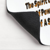 神は私たち与えに恐怖の精神を持たない マウスパッド (コーナー)