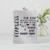 神は私たち与えの恐怖の精神を持っていない聖なる書物、 経典 (スタンド正面)