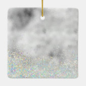 神は私たち与えの恐怖の聖句を持っていない セラミックオーナメント (裏面)