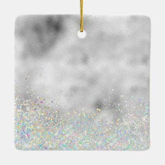 神は私たち与えの恐怖の聖句を持っていない セラミックオーナメント (裏面)