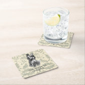 神は私たち皆を祝福するディケンクリスマスカロル スクエアペーパーコースター (インサイチュ)