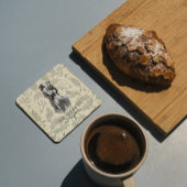 神は私たち皆を祝福するディケンクリスマスカロル スクエアペーパーコースター