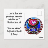 「神は私と共にいた」私は生き残ったポストカード ポストカード (裏面)