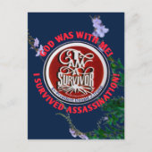 「神は私と共にいた」私は生き残ったポストカード ポストカード (正面)