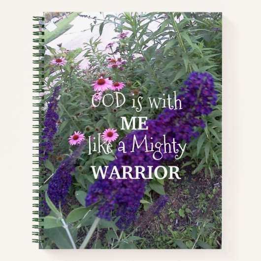 神は私と共に偉大な戦士のように ノートブック (正面)