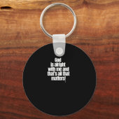 神は私に対して大丈夫で全てだ！スティック キーホルダー (正面)