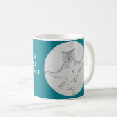 神は私に猫の不変の自信を許可します コーヒーマグカップ (正面右)