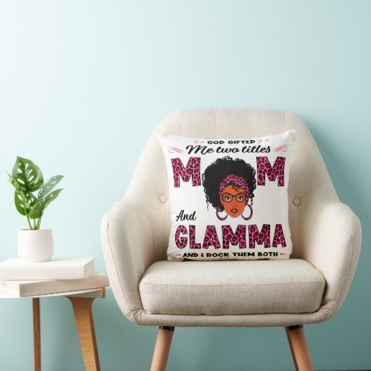 神は私に2つのタイトルを与えた母とグラマ クッション (椅子)