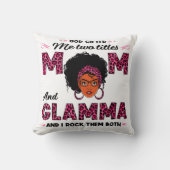 神は私に2つのタイトルを与えた母とグラマ クッション (正面)