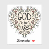 神は私のためのステッカー シール (シート)