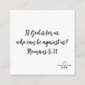 神は私のエンクロージャカードのためにある エンクロージャーカード (裏面)