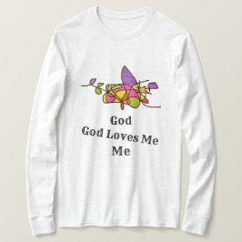 神は私のシャツを愛している Tシャツ