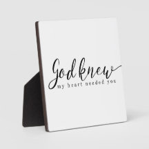 神は私のハートがサインを必要としていることを知っていた