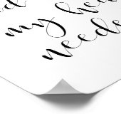 神は私のハートがポスターを必要としていることを知っていた ポスター (角)