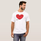 神は私のハート Tシャツ (正面フル)