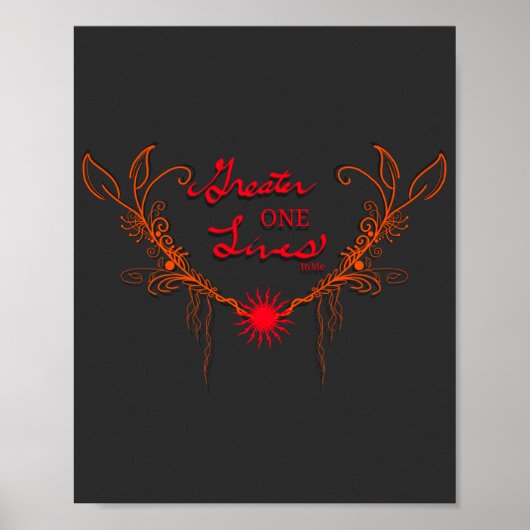 神は私の内に住む ポスター (正面)