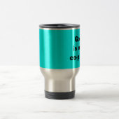 神は私の副操縦士のタンブラーです トラベルマグ (中央)