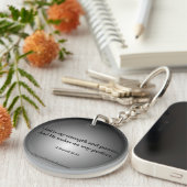 神は私の力である聖書引用文 キーホルダー (正面右)