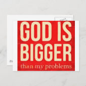 神は私の問題より大きい2 ポストカード (正面/裏面)