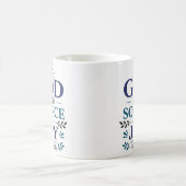 神は私の喜びの源 デイリー聖句の引用 コーヒーマグカップ (中央)