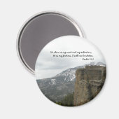 神は私の岩であり救い マグネット (正面/裏面)