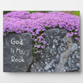 神は私の岩である フォトプラーク (正面)