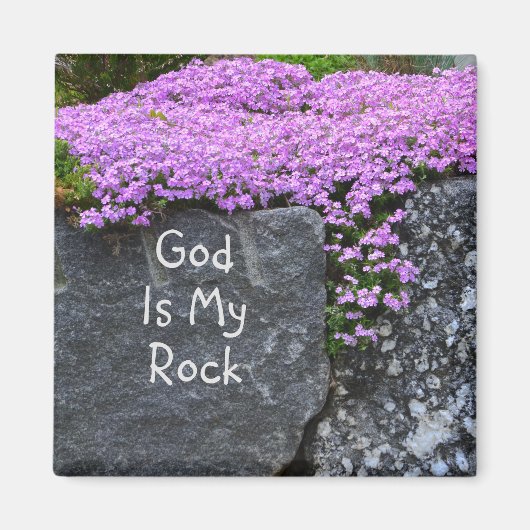 神は私の岩である マグネット (正面)