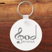 "神は私の岩"キーチェーン キーホルダー (正面)