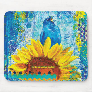 神は私の強さおよび私の歌のマウスパッドです マウスパッド