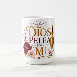 神は私の戦いを戦ってくださる Christian Mug コーヒーマグカップ
