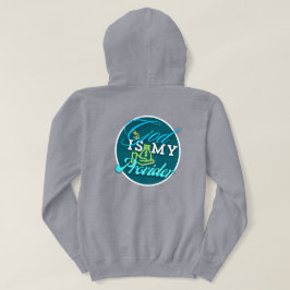 神は私の提供者キリスト教のフード付きスウェットシャツ パーカ