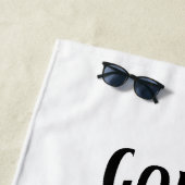 神は私の救い主である聖書のキリスト教をテーマにした ビーチタオル (インサイチュ)