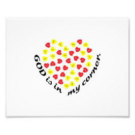 神は私の片隅にいる。 フォトプリント           