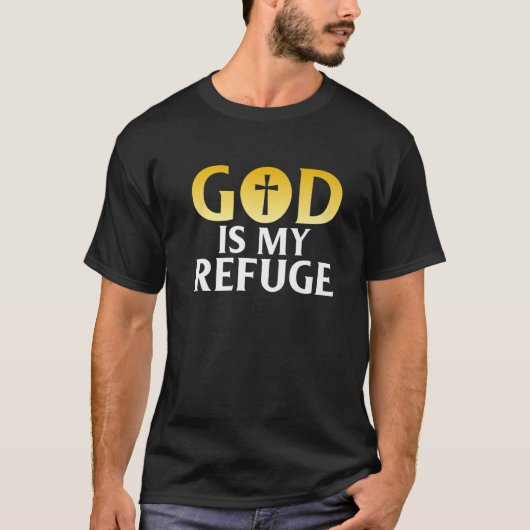 神は私の皈依を信ず Tシャツ (正面)