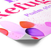 神は私の皈依ボホクリスチャン10代のガールウォールアート ポスター (角)