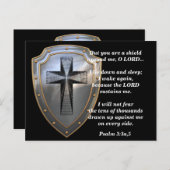 神は私の盾である ポストカード (正面/裏面)