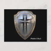 神は私の盾である ポストカード (裏面)