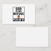 神は私の避難するキリスト教の信仰の聖書だ 名刺 (正面/裏面)