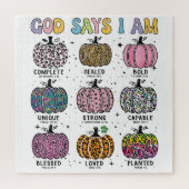 神は私は秋秋の収穫秋の葉ハルと言う ジグソーパズル (縦)