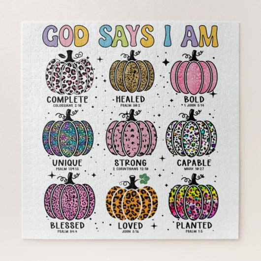 神は私は秋秋の収穫秋の葉ハルと言う ジグソーパズル (縦)