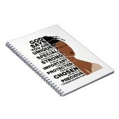 神は私は美しい黒女王メラニン女性であると言う ノートブック (右側)